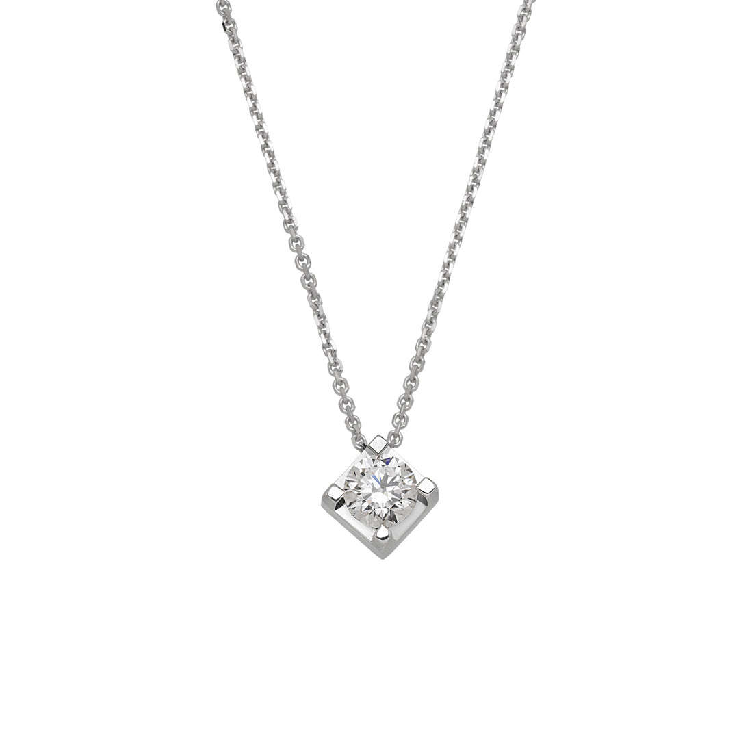 Golay necklace with diamond-shaped light point pendant GIM006R-21348110050