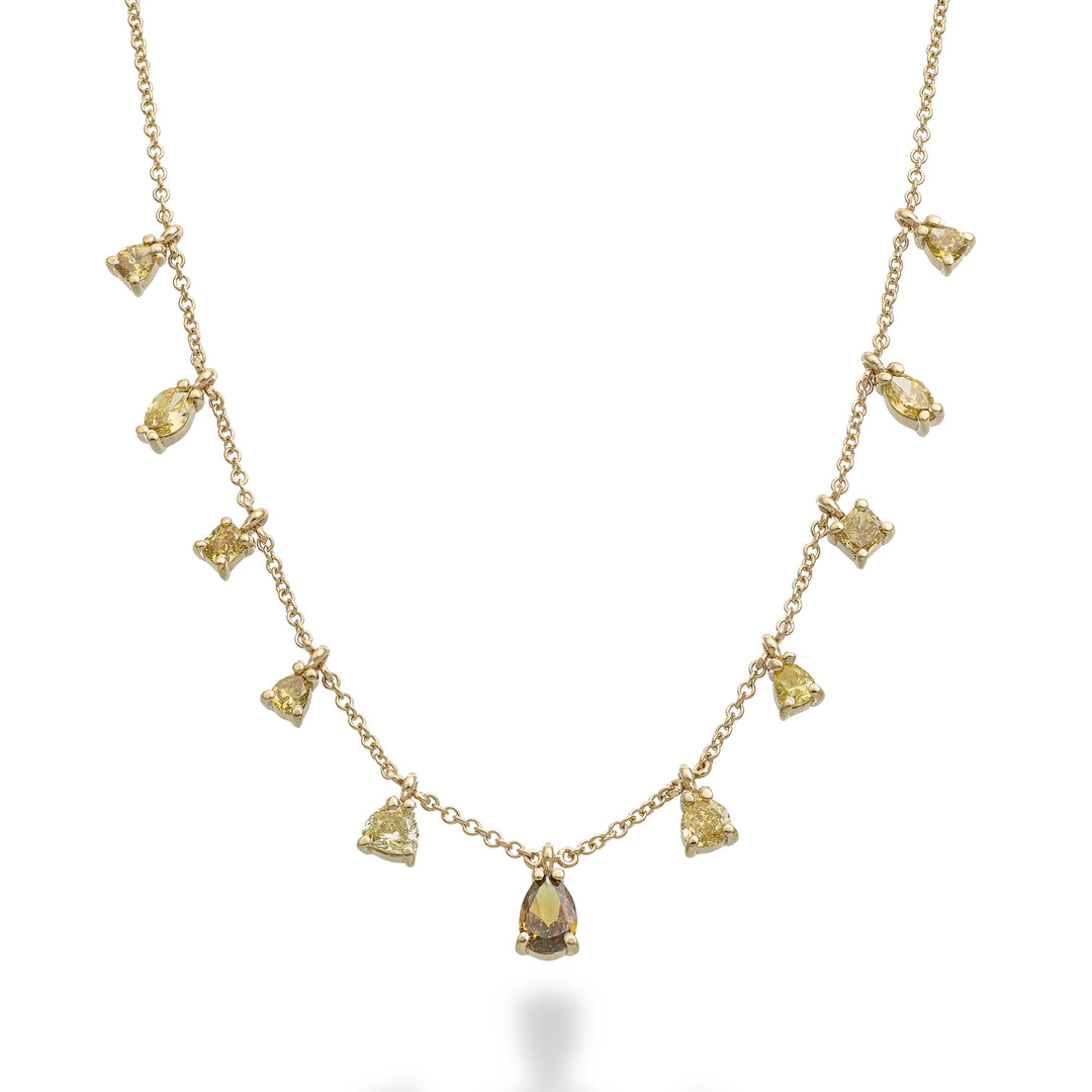 Golay fancy diamond necklace mixed shapes GCL745DFY-25213110005