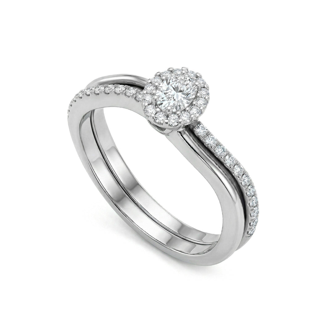 Golay oval central ring and contour + stem ACLC054DI1-19354110027