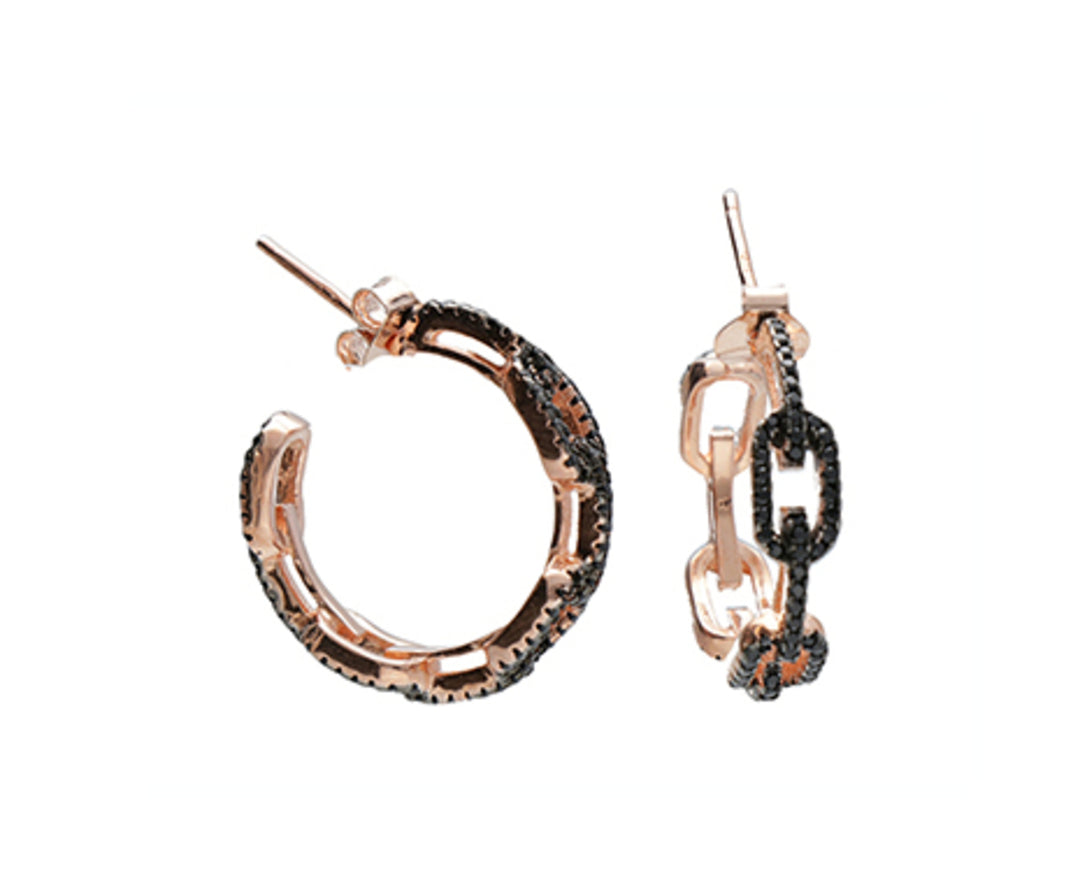 Mikiko or ag925 black swarovski gem MO7617A3NERO000