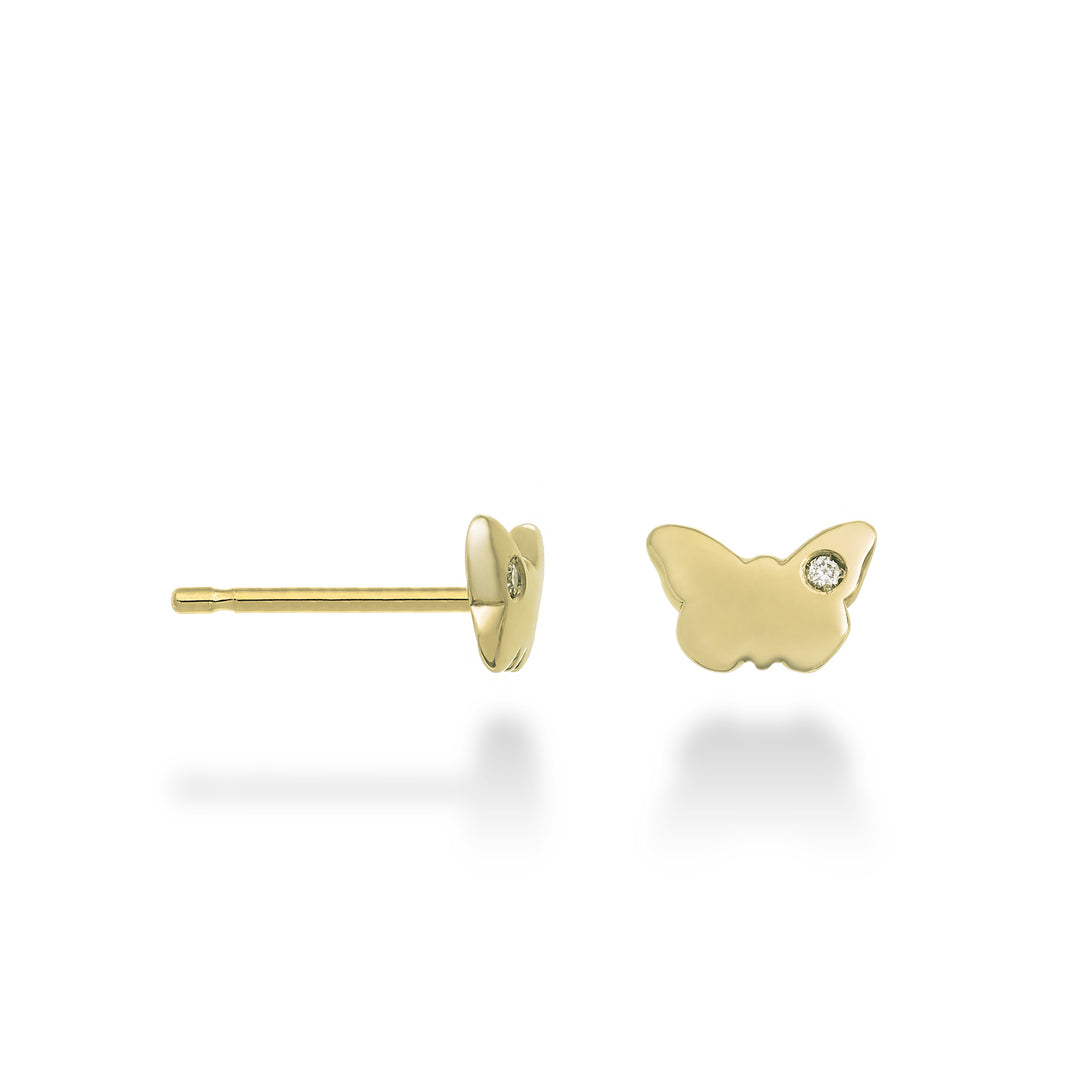 Mikiko or 18k butterfly 0.02 ct yellow gold MO5113O1BR002