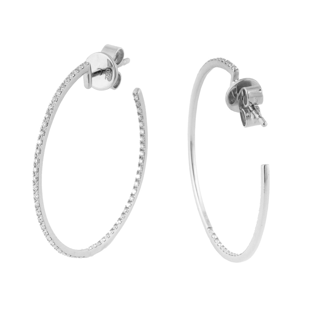 Golay white gold circle earrings OKT201008-15111110093