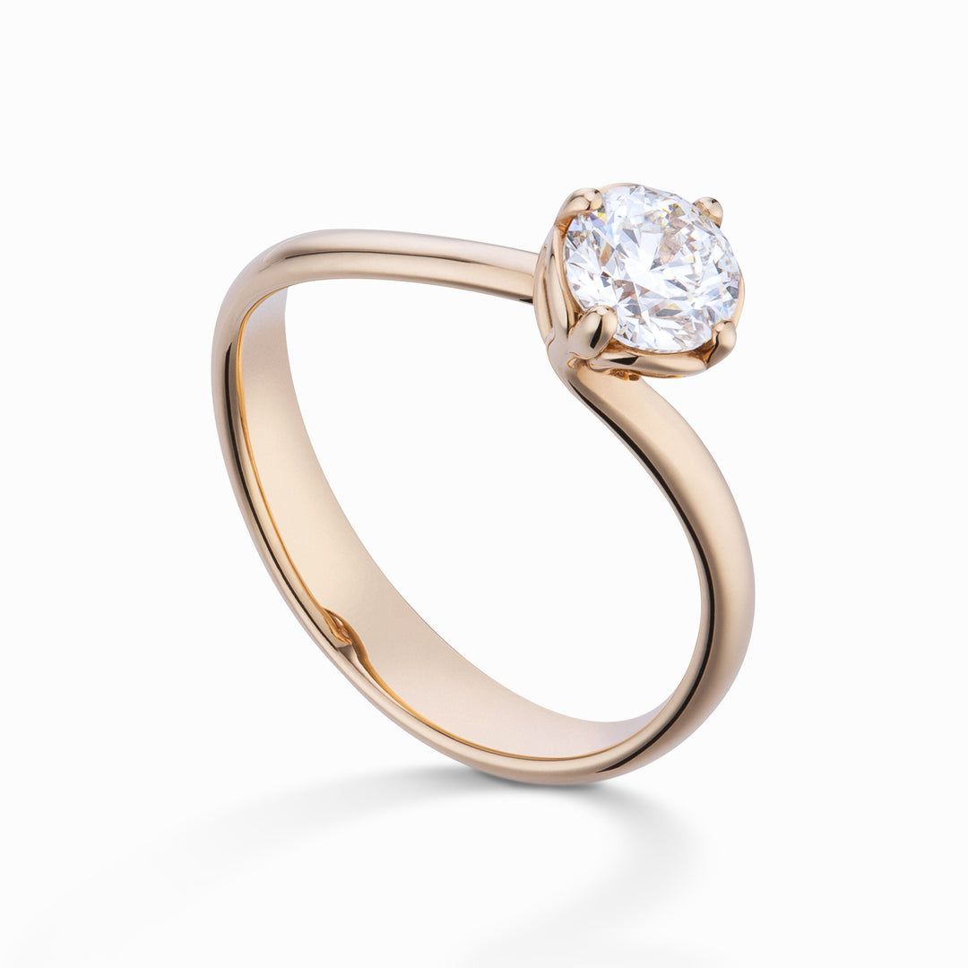 World Diamond Group solitaire dew rose gold ASL006RWDI-16307110293