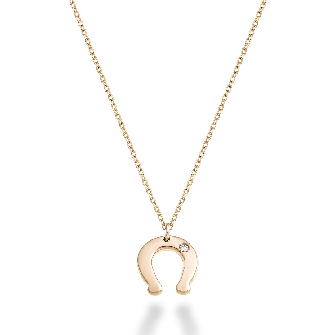 Mikiko cl 18k horseshoe 0.01 ct rose gold MD5134O3BR001