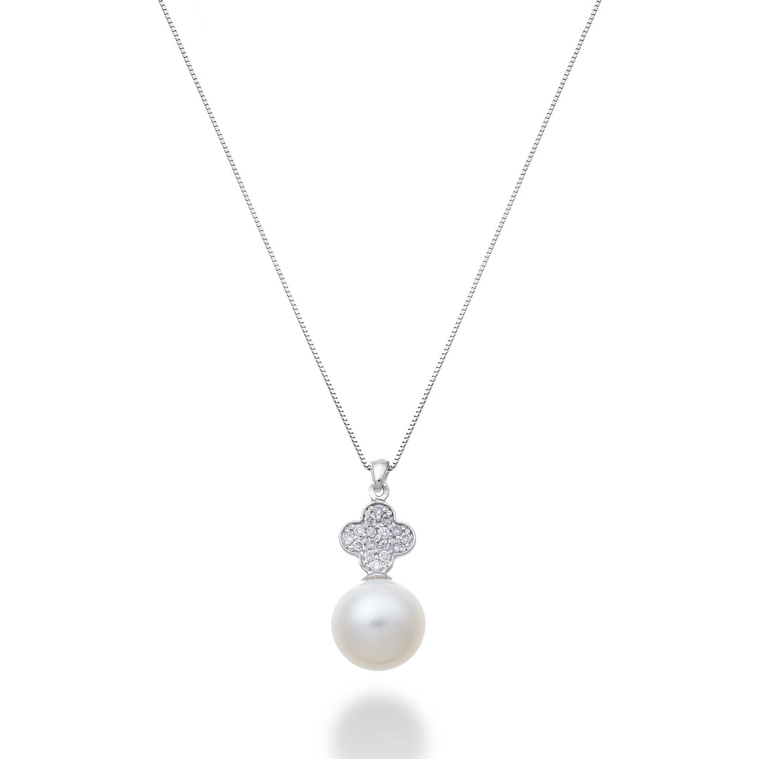 Mikiko cl 18k four-leaf clover fw 8/8.5 ct.0.06 MD1092O4FABI080