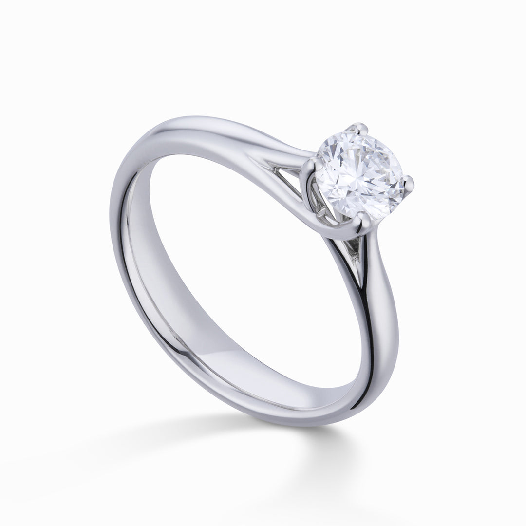 World Diamond Group grace solitaire ring in platinum ABTRESOLPT-25146110459