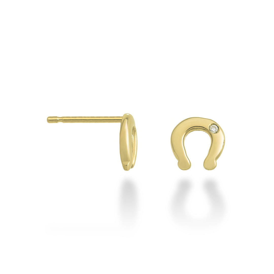 Mikiko or 18k horseshoe 0.02 ct yellow gold MO5114O1BR002