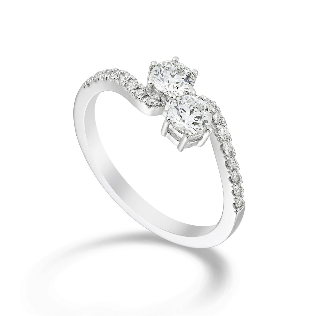 Golay bilogy ring with diamonds cen 0,40cttot shank inc ABLG001DI040-24059110112