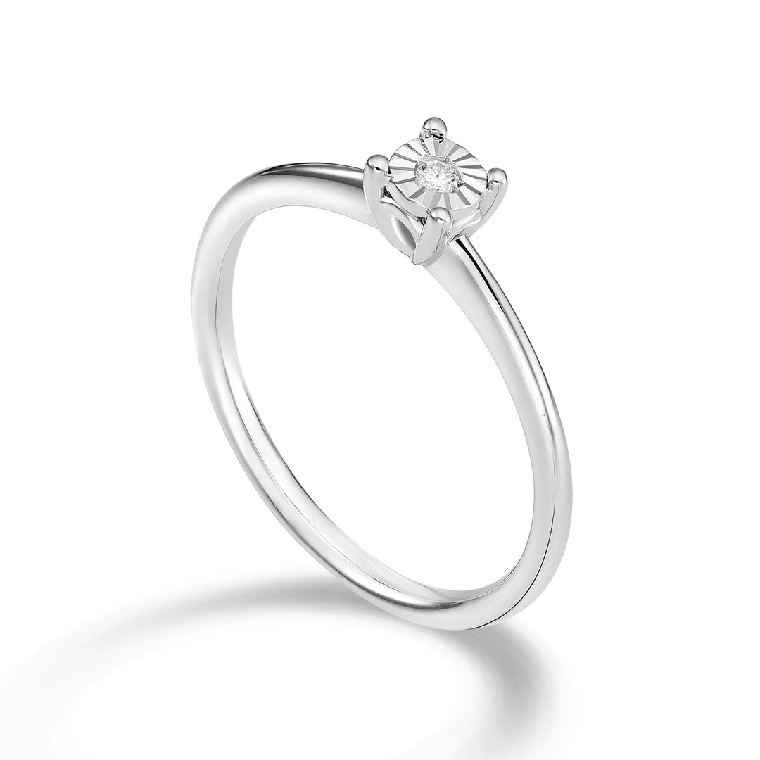 Nihama an 18k ct.0,025 size 4 NA5152O4BR001-4
