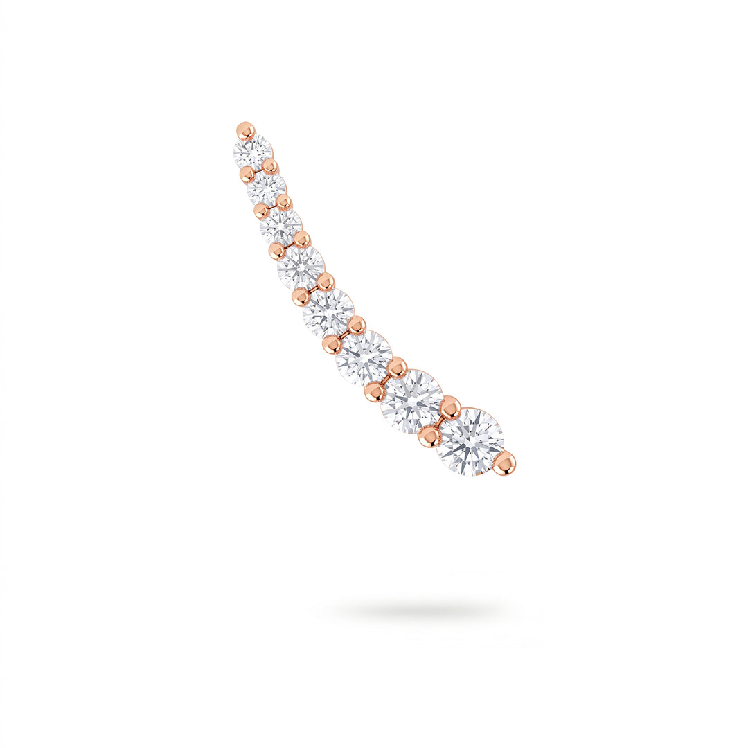 Golay multi-stone comma scalar earring 0.71 ct right OMP884DRDX-26159110102