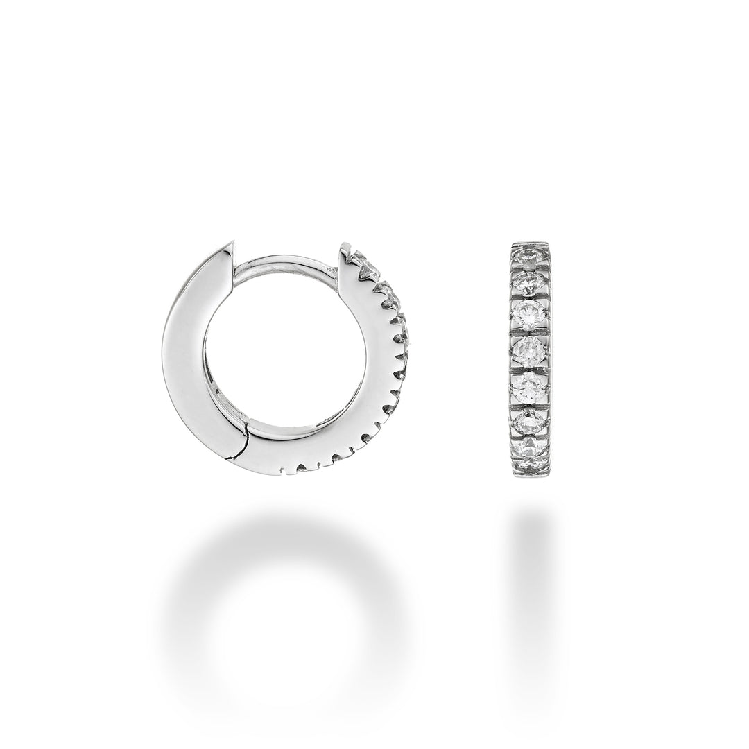 Mikiko or 18k ct.0.26 size 2 white gold diam. east. 12mm MO5079O4BR026-2