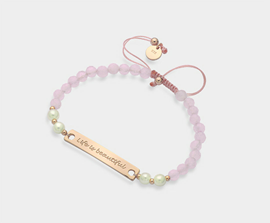 Nihama br ag925 fw 4/4,5 rose quartz NB7336A3ROSA000