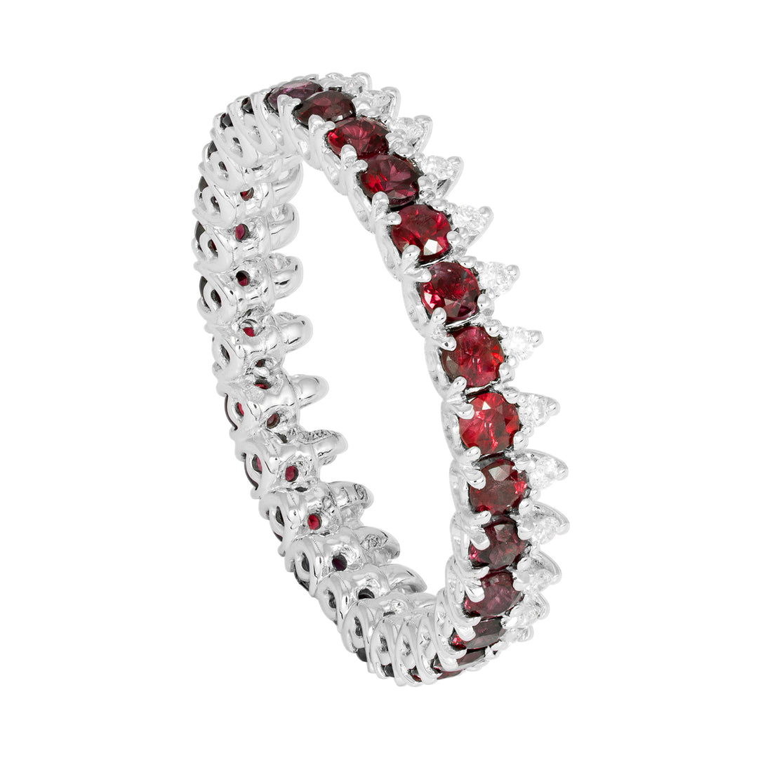 Golay diamond and ruby finger ring ADG015RUDI-22131110042