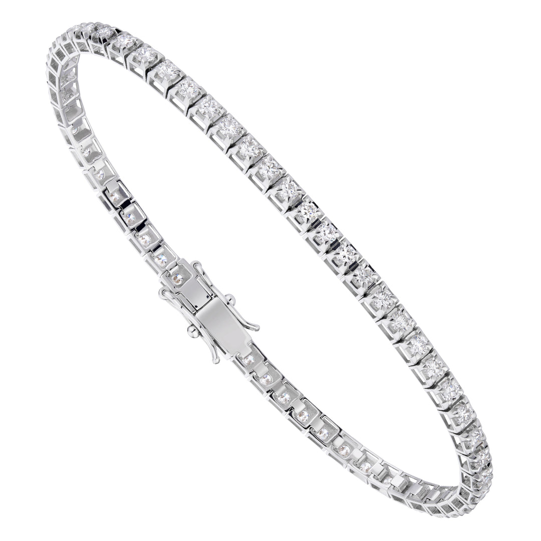 Golay square tennis bracelet BTQ080DI2-21277110024