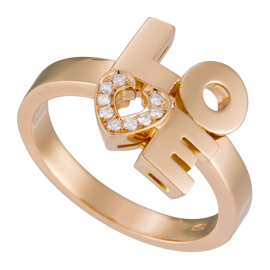 Golay forever ring written "love" 0.05 ct ALV003DI-20217000005