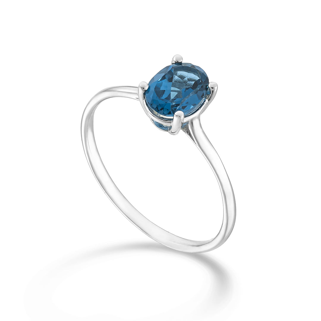 Mikiko an 18k oval London blue topaz 7x5 ct.1,00 MA5171O4TPBL
