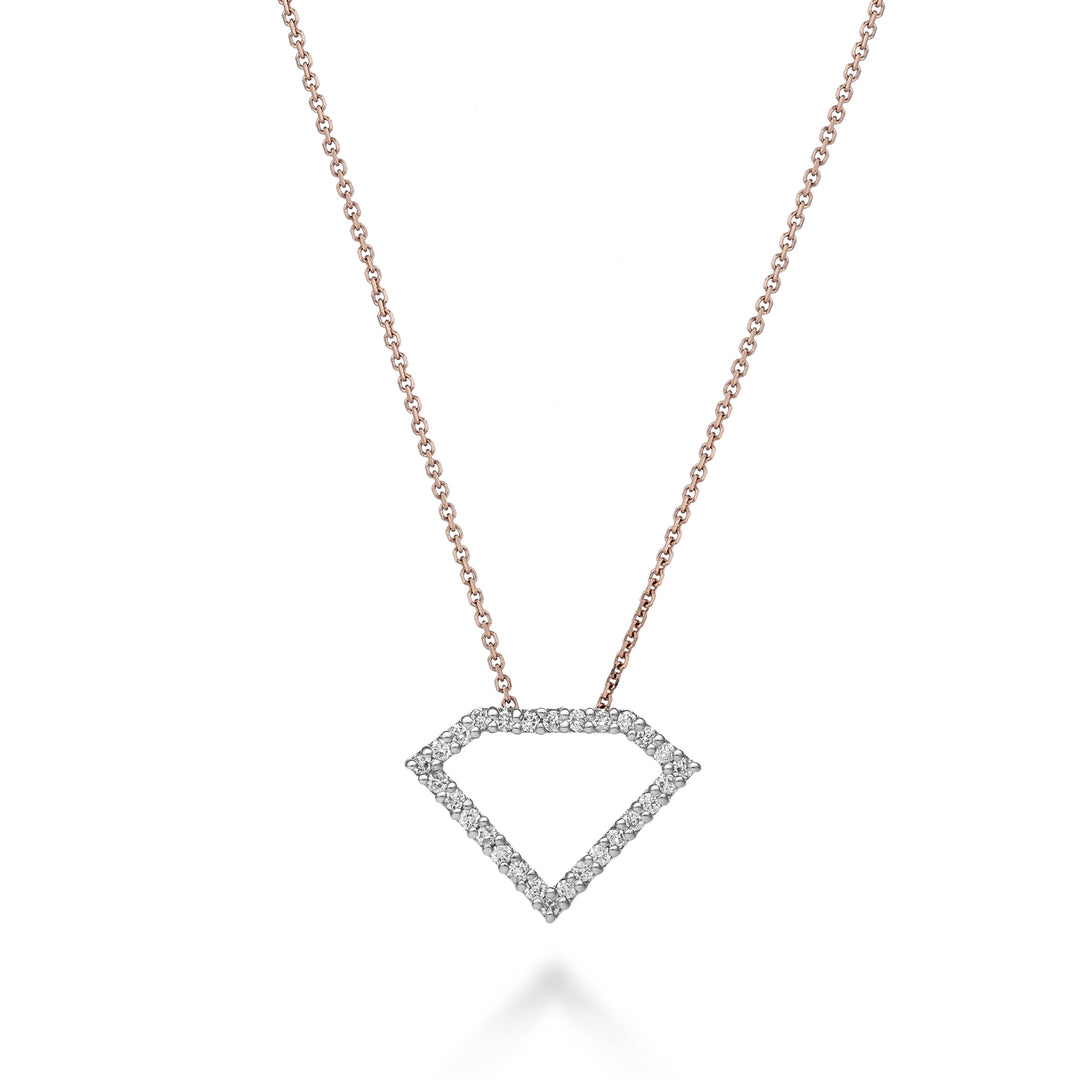 Golay cl 18k diamond shape geometries diamonds 0.16 ct white gold cat.rose GPFTRADIO7