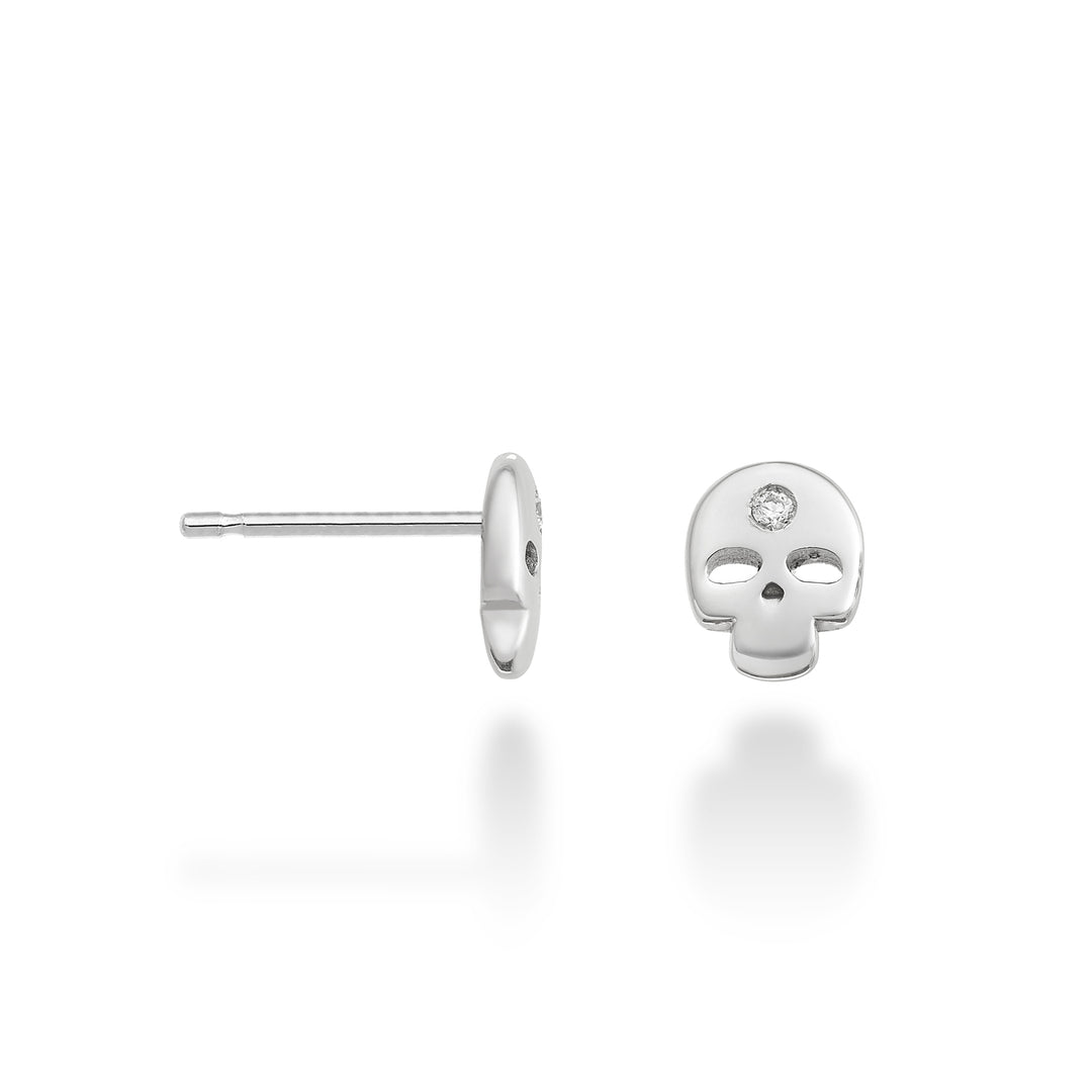Mikiko or 18k skull 0.02 ct white gold MO5115O4BR002