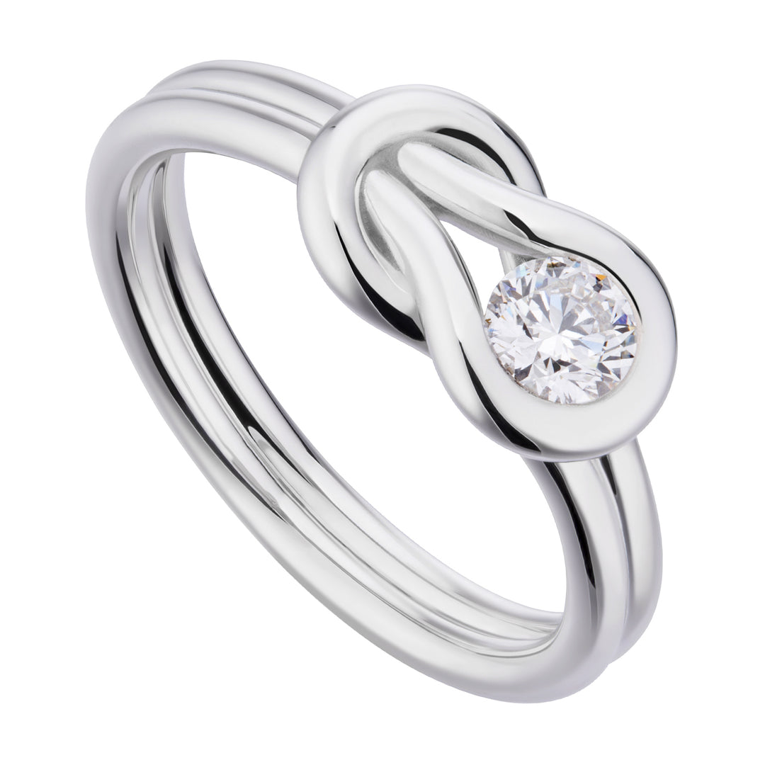 World Diamond Group fm encordia ring smooth knot 0.21-0.29 ct ASLFM011DI3-19022110072
