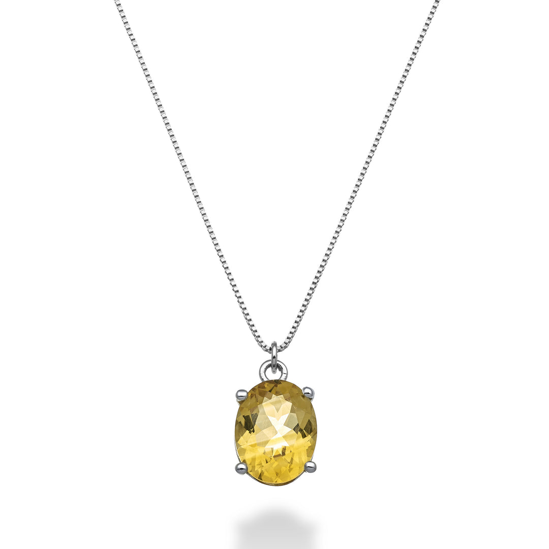 Mikiko cl 18k oval citrine 9x7 ct.1,65 MD5143O4CITR