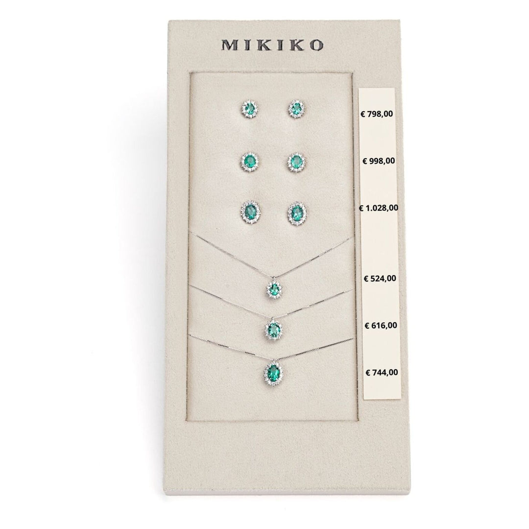 Mikiko package cl 5125/5126/5086 + or 5103/5014/5068 18kt oval 4x3/5x4/6x4 emerald tr. M.LIGHTBOX.19-T