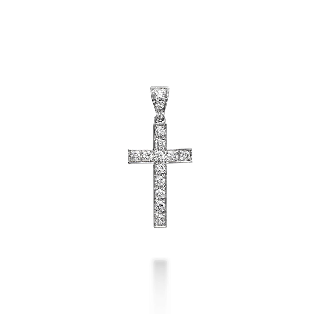 Golay pe 18k ct.0.26 cross size 2 cm.1.8 GP5001O4BR026-2