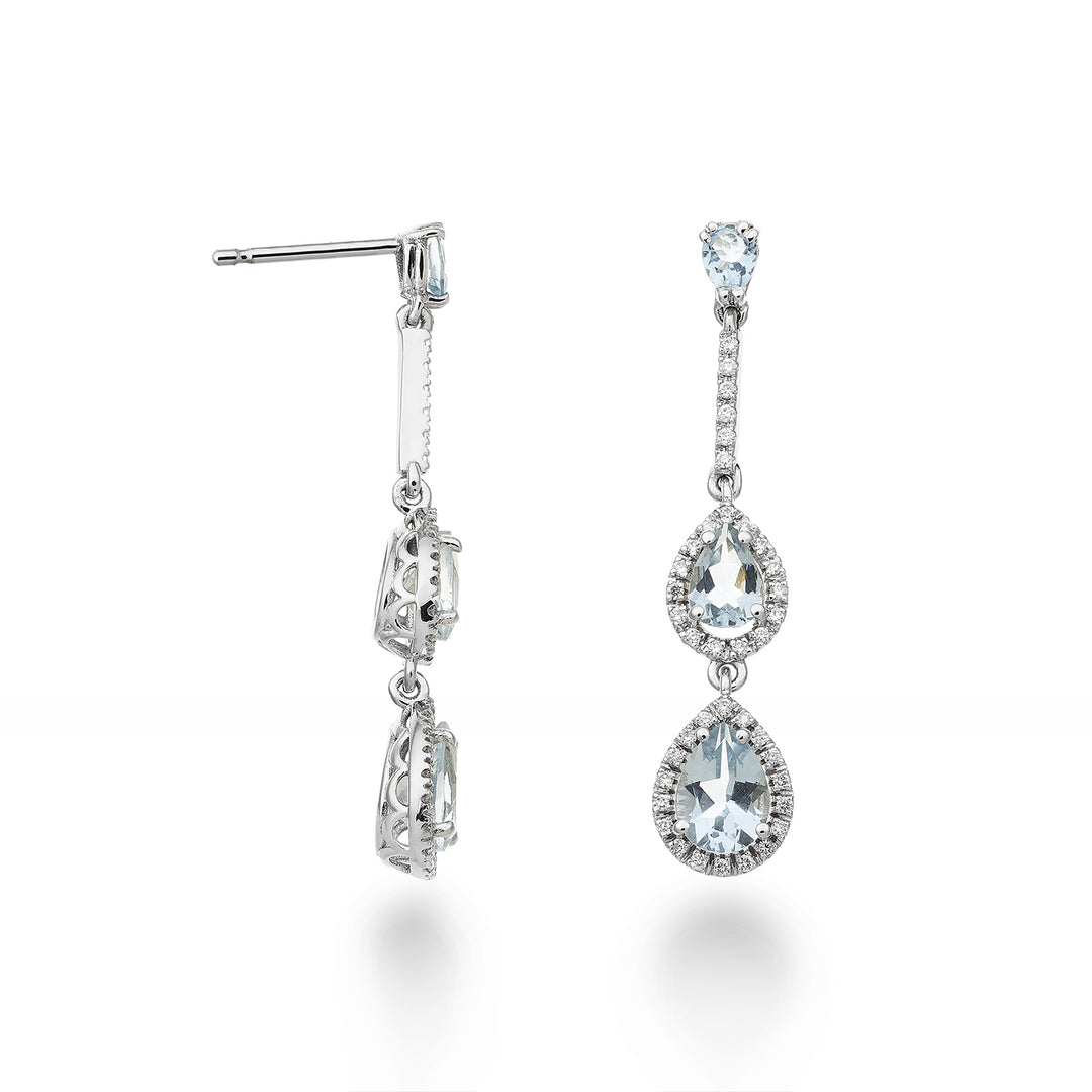 Golay aquamarine earrings with contour drops and bars by OCLC205DAQP57-23054110010