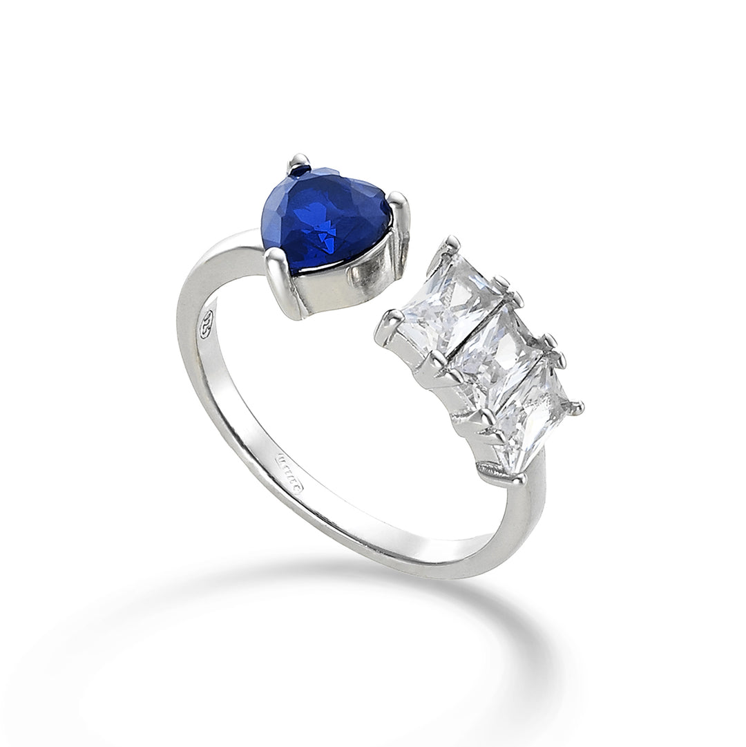 Nihama an ag925 gem swarovski white and blue NA7196A4BLU0000