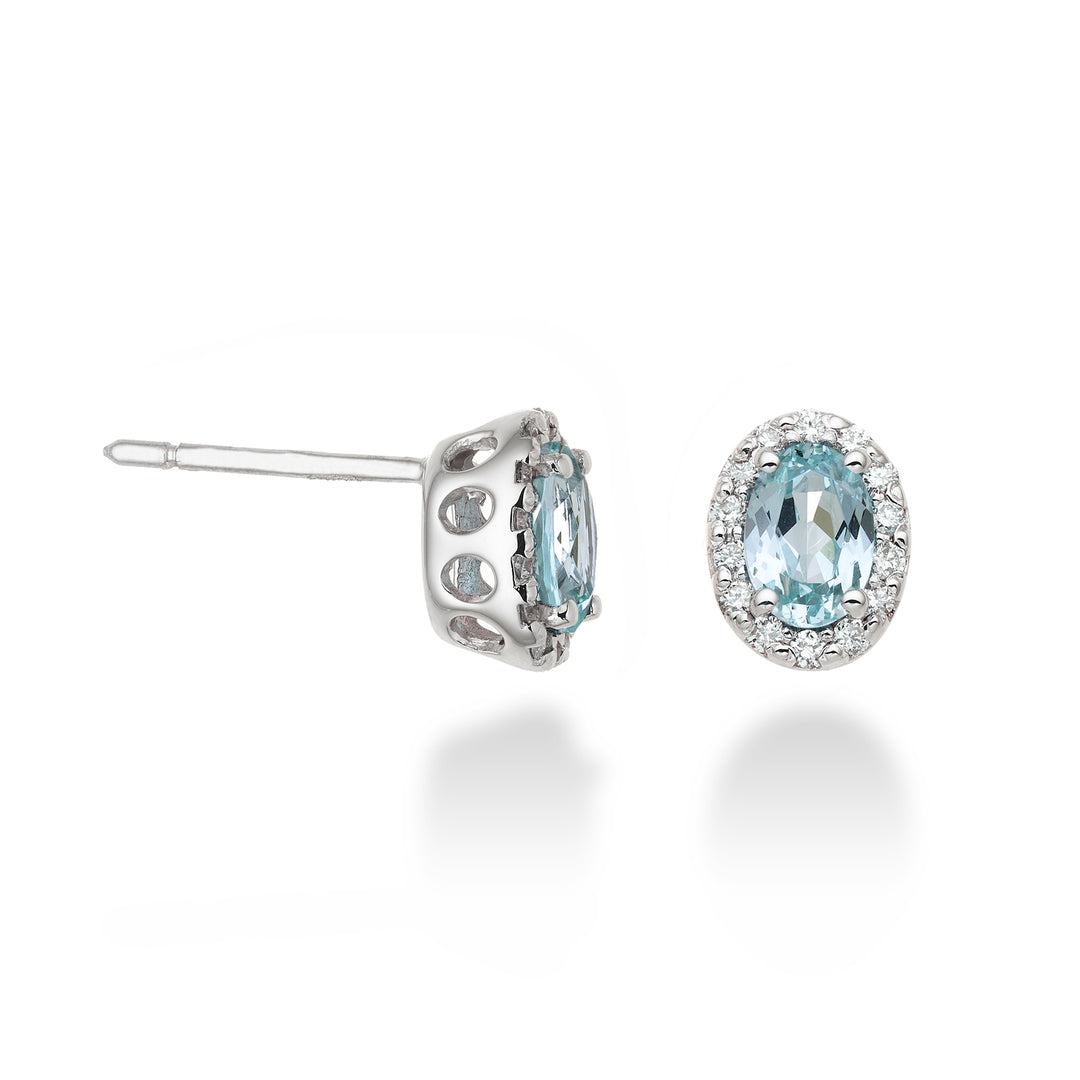 Mikiko or 18k paraiba tourmaline oval 6x4 ct.1,40 dia ct.0,18 MO5038O4PAR
