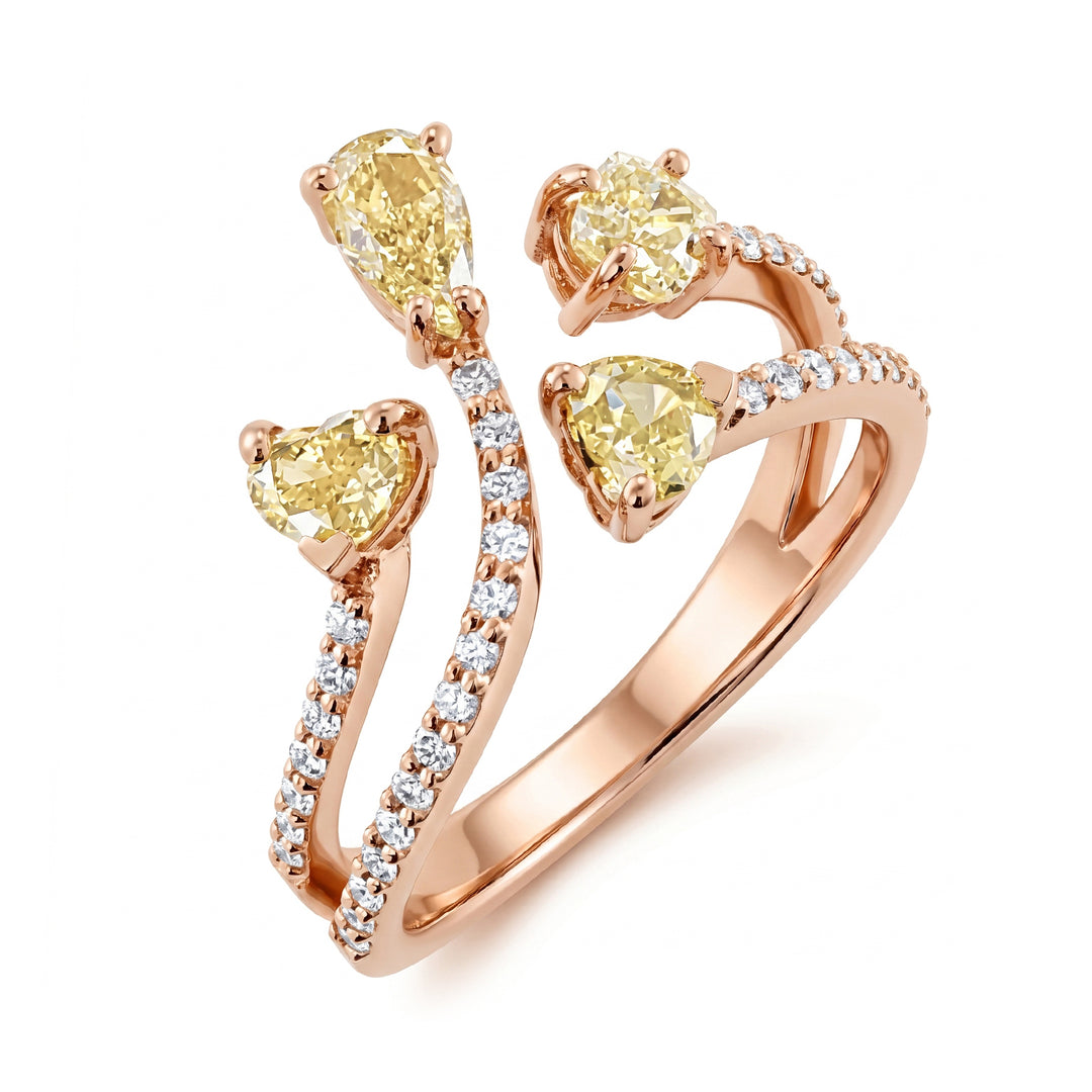 Golay fancy diamond ring shape diamonds on the shank AMP860DFYR-26103110161