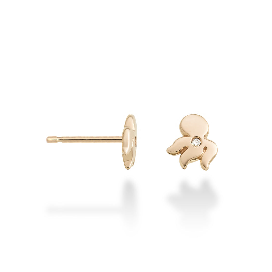 Nihama or 18k octopus 0.02 ct rose gold NO5117O3BR002