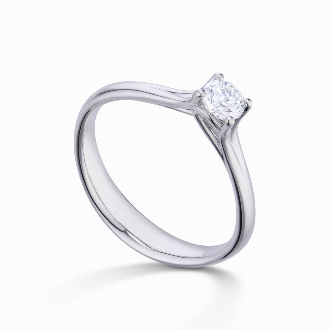 Golay infinite love solitaire ring in platinum ASL024DIPT-25255110106