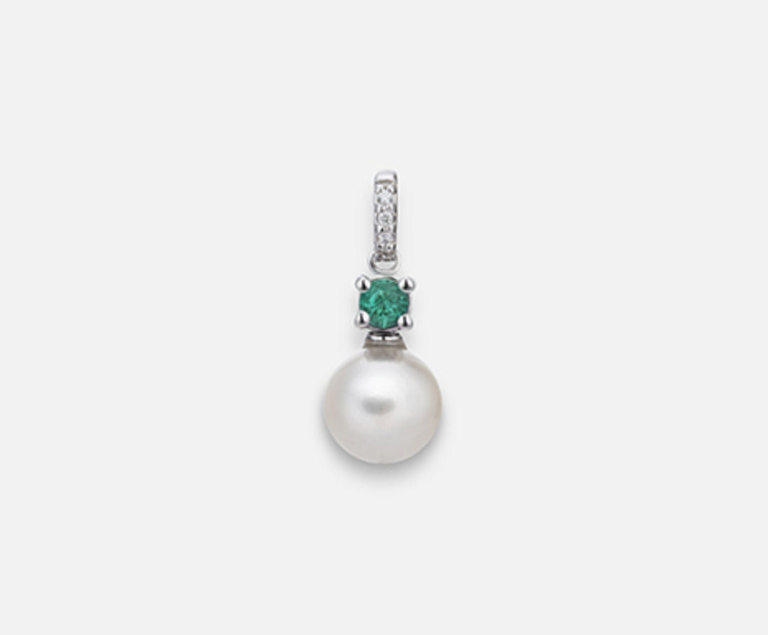 Mikiko pe 18k fw 6.5/7 round emerald mm2.75 ct.0.10 dia ct.0.01 MP0397O4FABI065