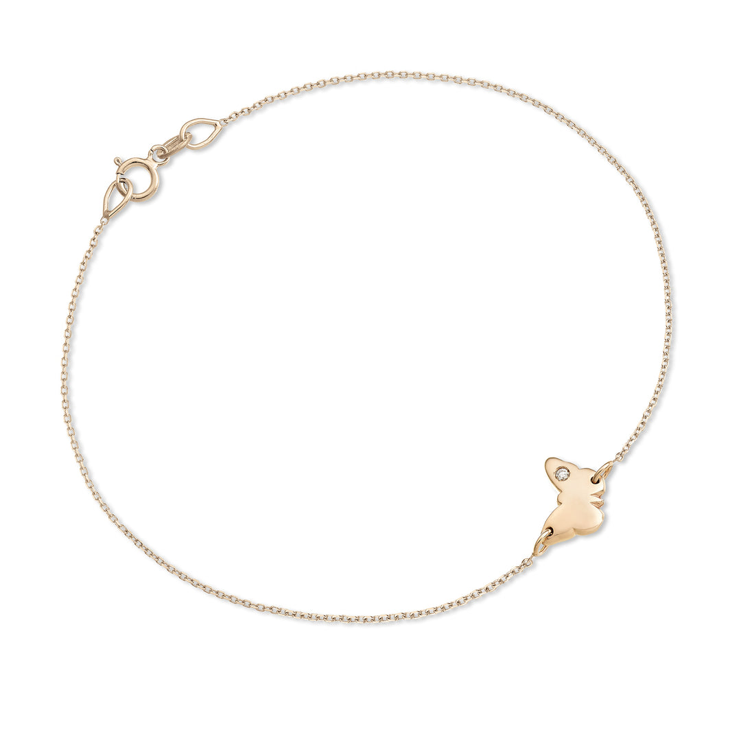 Mikiko br 18k butterfly 0.01 ct rose gold MB5045O3BR001