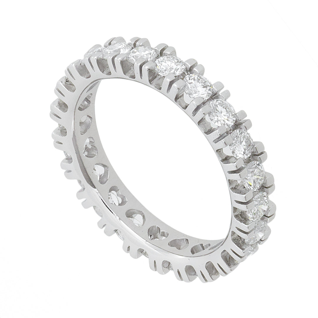 Golay linear heart finger ring AET001300WDI-17349110062