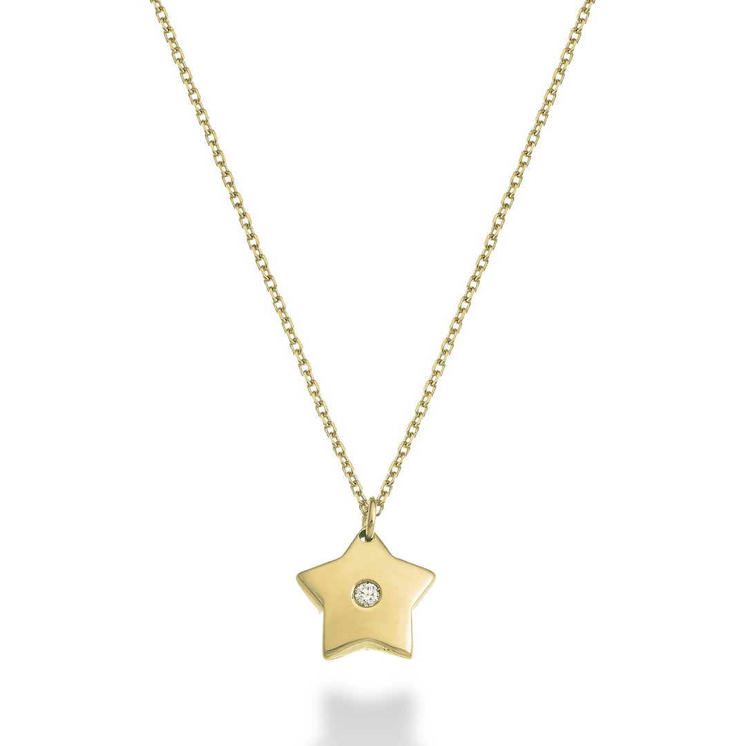 Nihama cl 18k star 0.01 ct yellow gold ND5128O1BR001