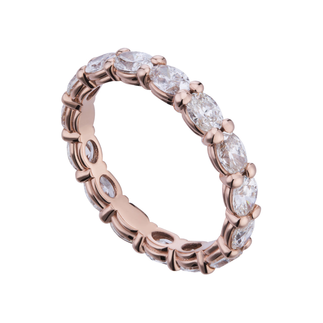 Golay finger ring with oval diamonds AET004DI-22206110025