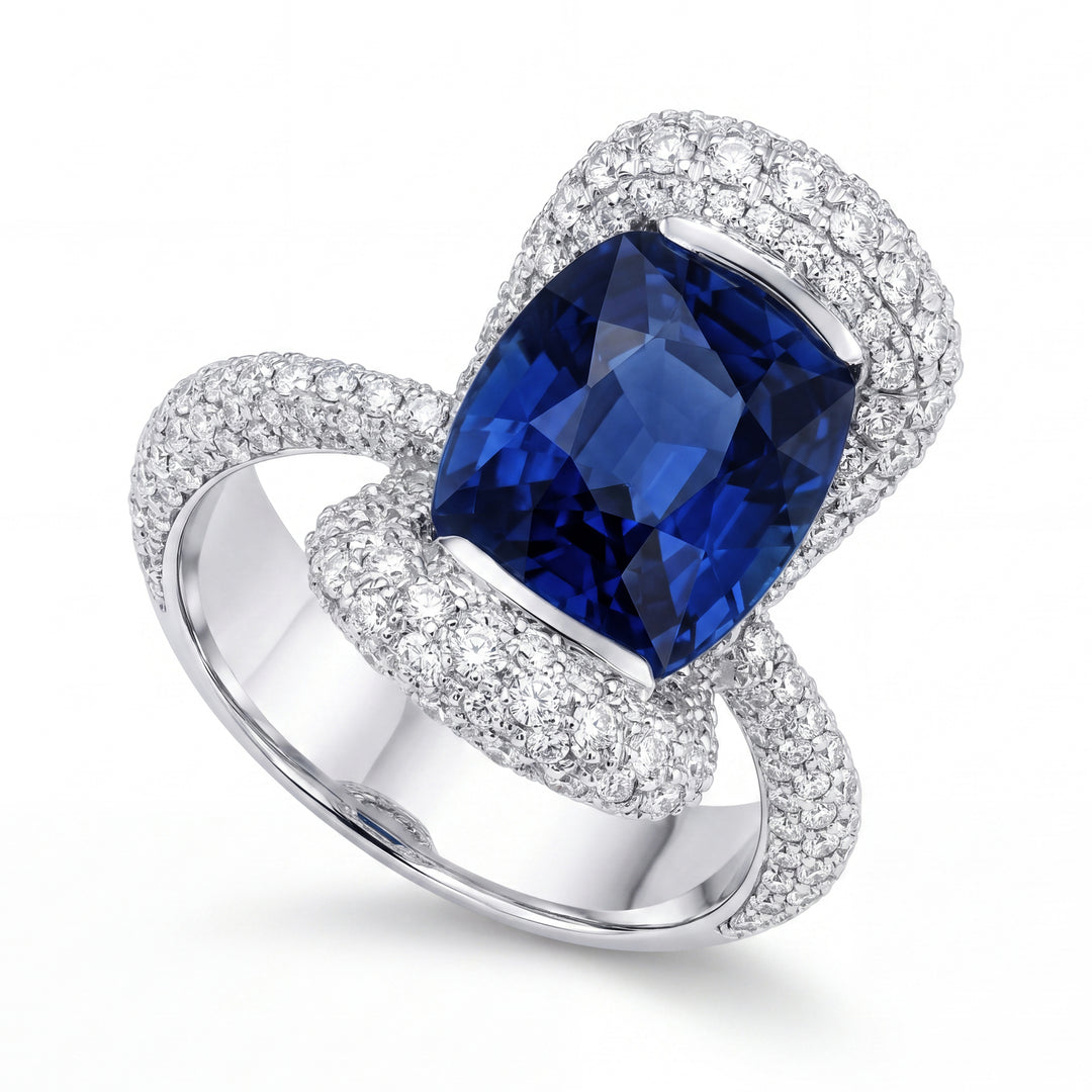 World Diamond Group diamond and sapphire rings 0 ct 4.36 AB1696-16218110004
