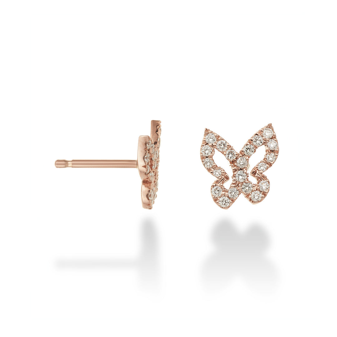Golay mariposa earrings with medium butterfly OFFA002DI-23059110035