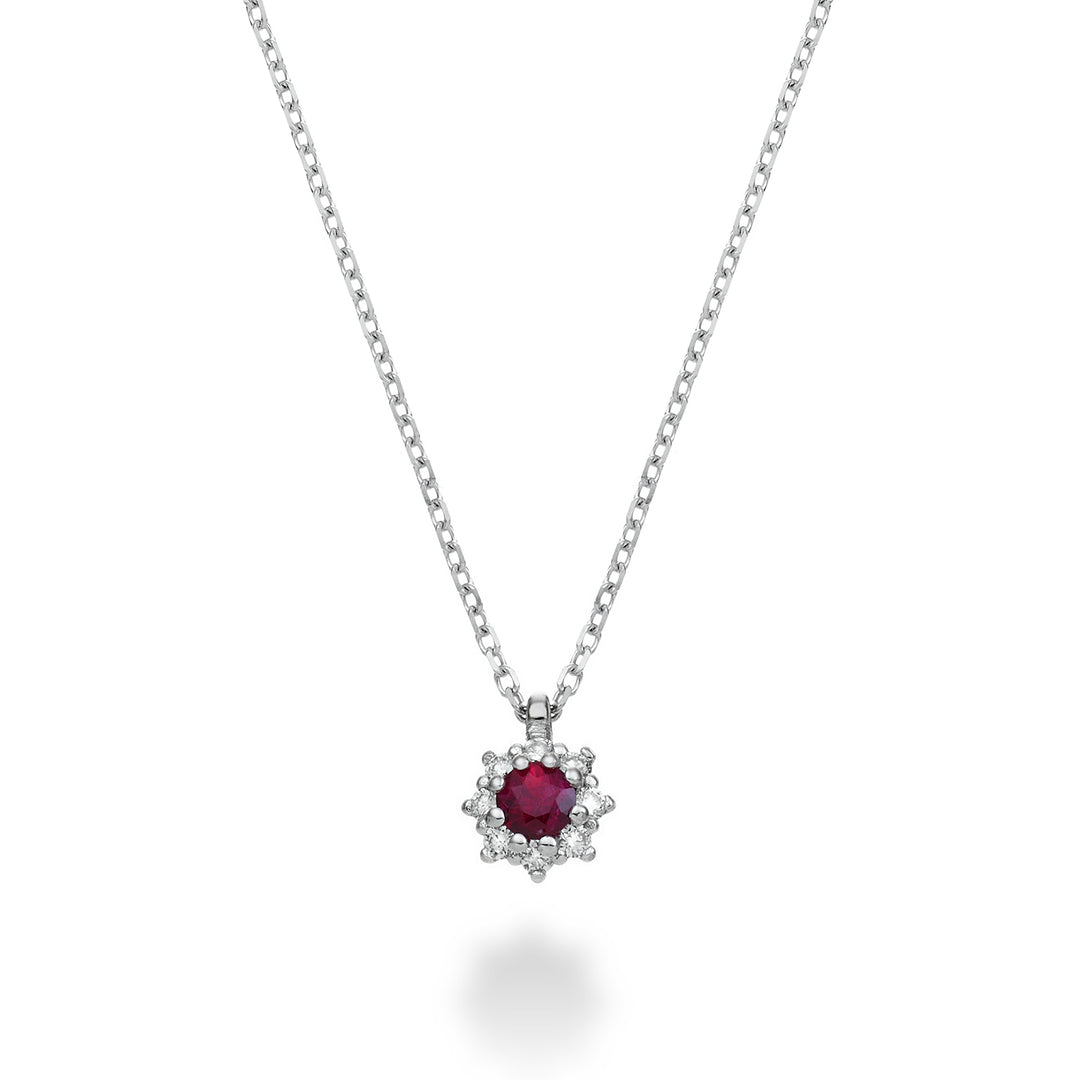 Nihama cl 18k ruby ​​n. ct.0.08 diam. 0.04 ct size 1 ND5084O4RBN008