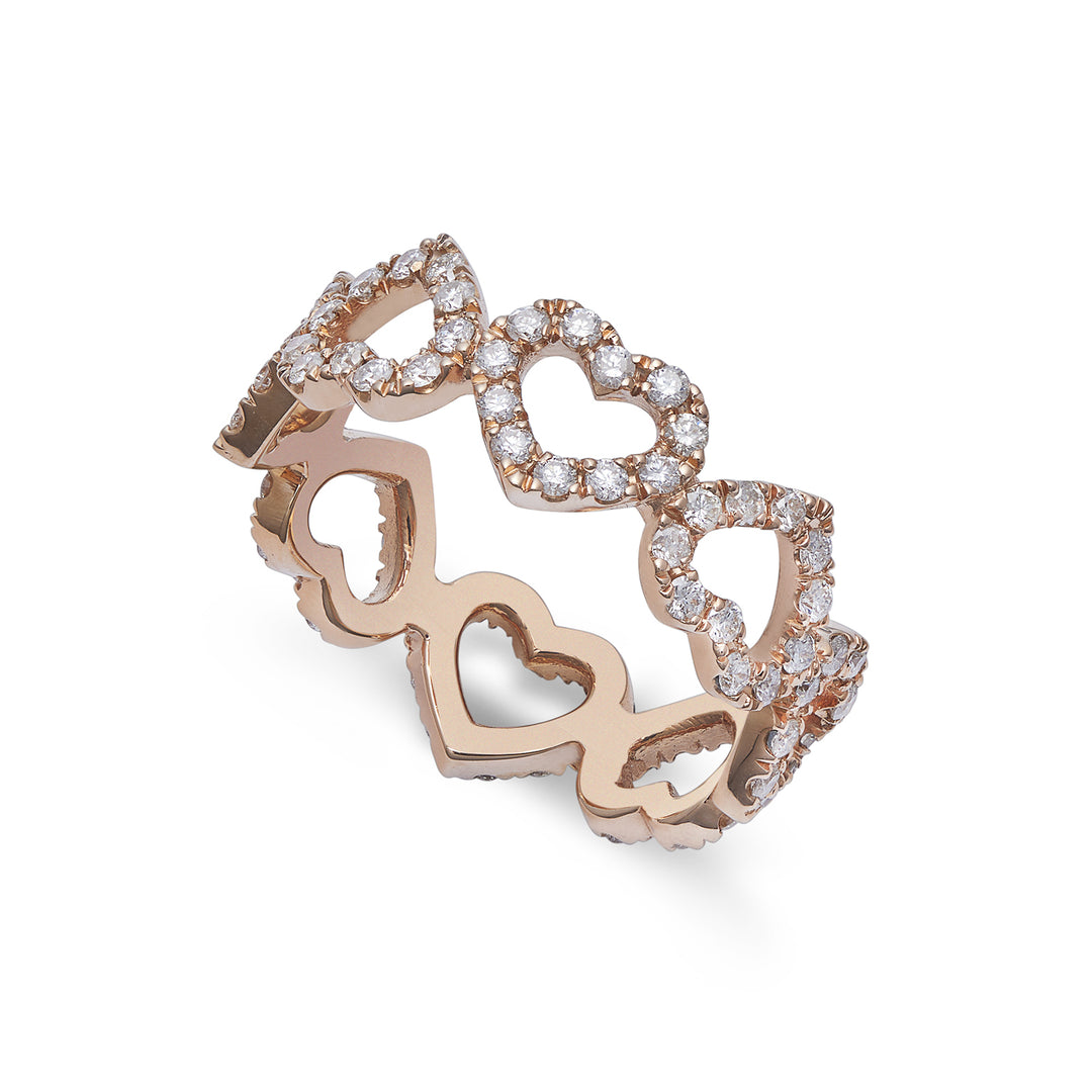 Golay ring love me eternity hearts diamonds AETCU014DI-22164110030