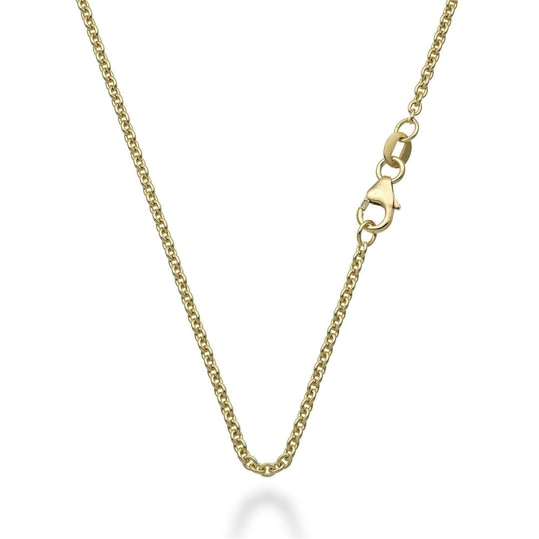 World Diamond Group cat. 18k yellow gold rolo cobra cm.50 GCATROLOCOB750G-50