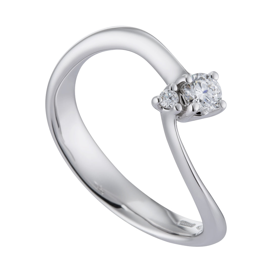 World Diamond Group solitaire double diamond ring ASL023DI1-17264110036