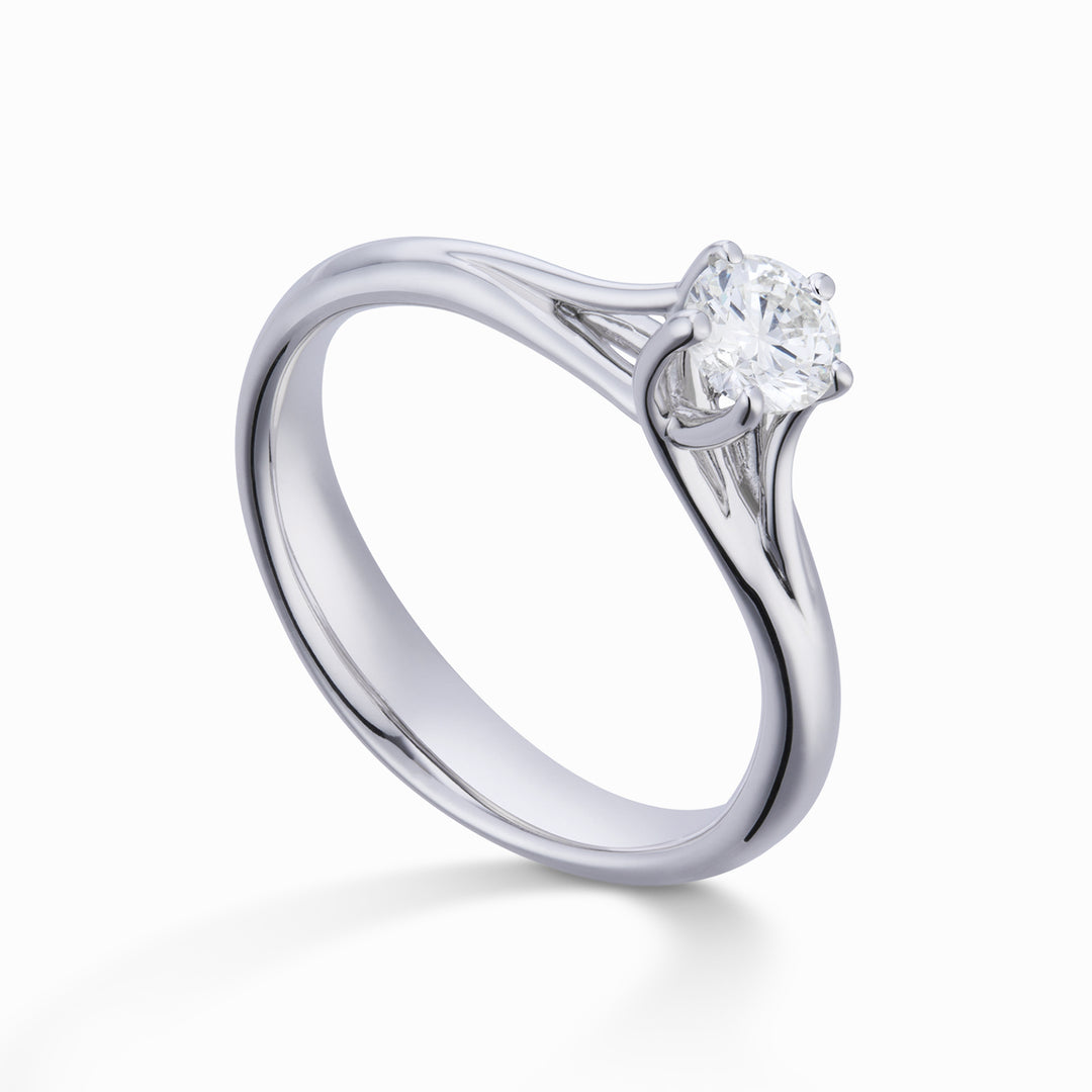 Golay grace solitaire ring 5 prongs ASL009WDI-24005110005