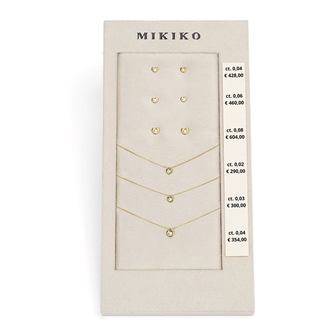 Mikiko package cl d5124 + or o5106 heart 18kt yellow gold 0.02-0.03-0.04 / 0.04-0.06-0.08 M.LIGHTBOX.65-G