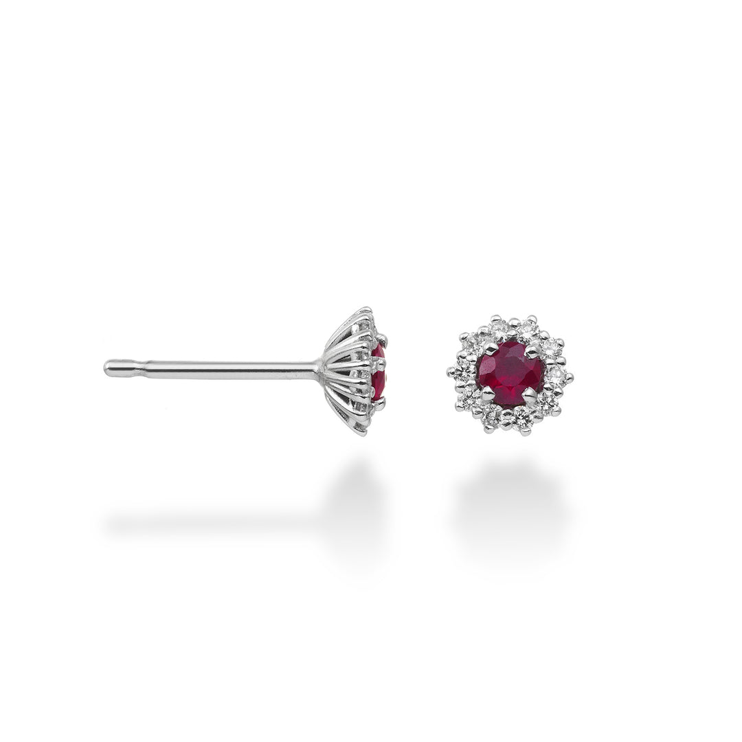 Mikiko or 18k ruby ​​n. ct.0.24 diam. 0.14 ct size 2 MO5067O4RBN024