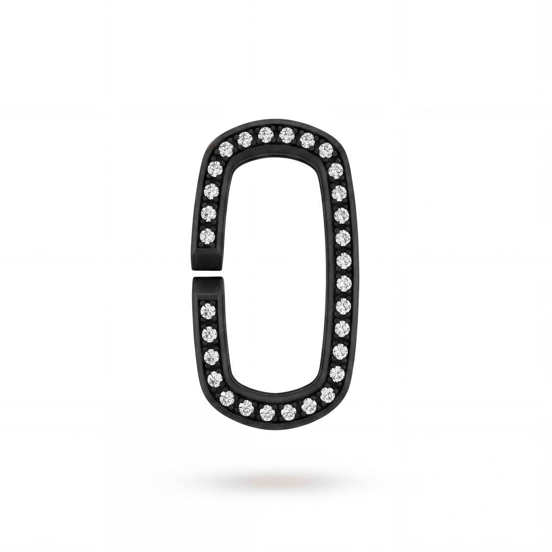 Golay large ring in titanium set with diamonds GMIMAGTITBIGDI
