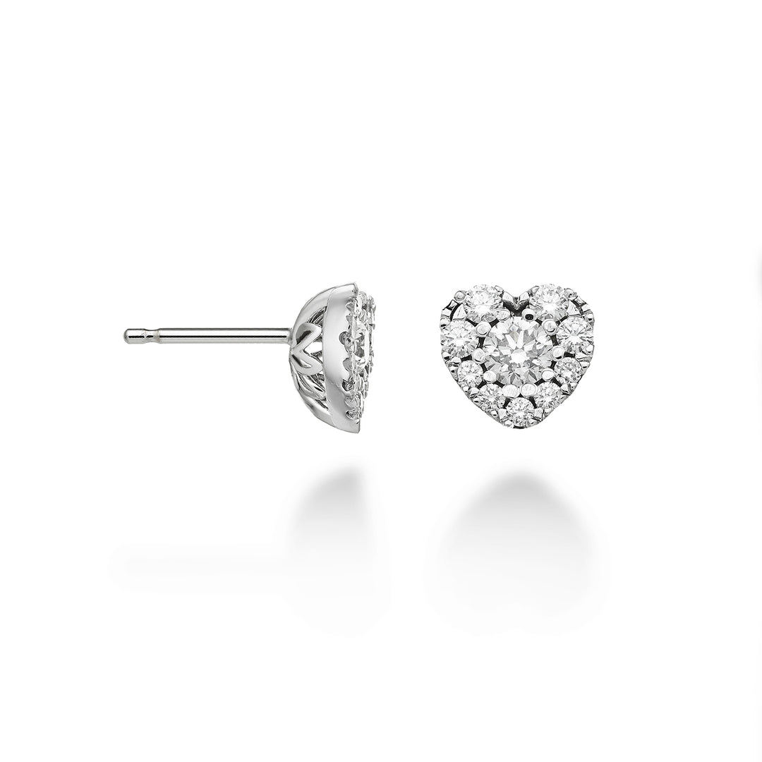 Golay multi-stone earrings with central heart ct. 0.25 OCM001DI25-22350110033