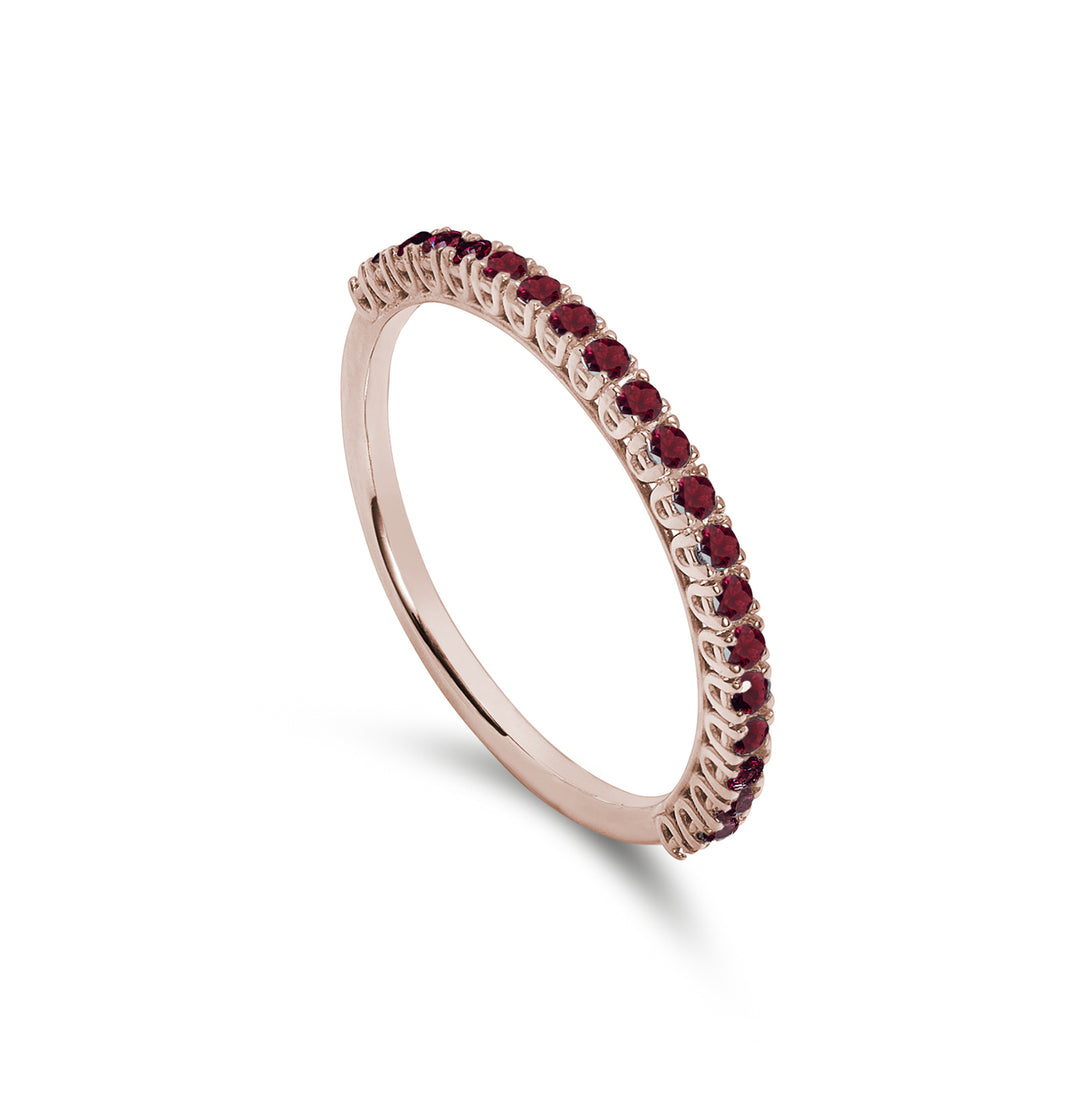 Mikiko an 18k natural rubies 0.34 ct rose gold MA5088O3RBN