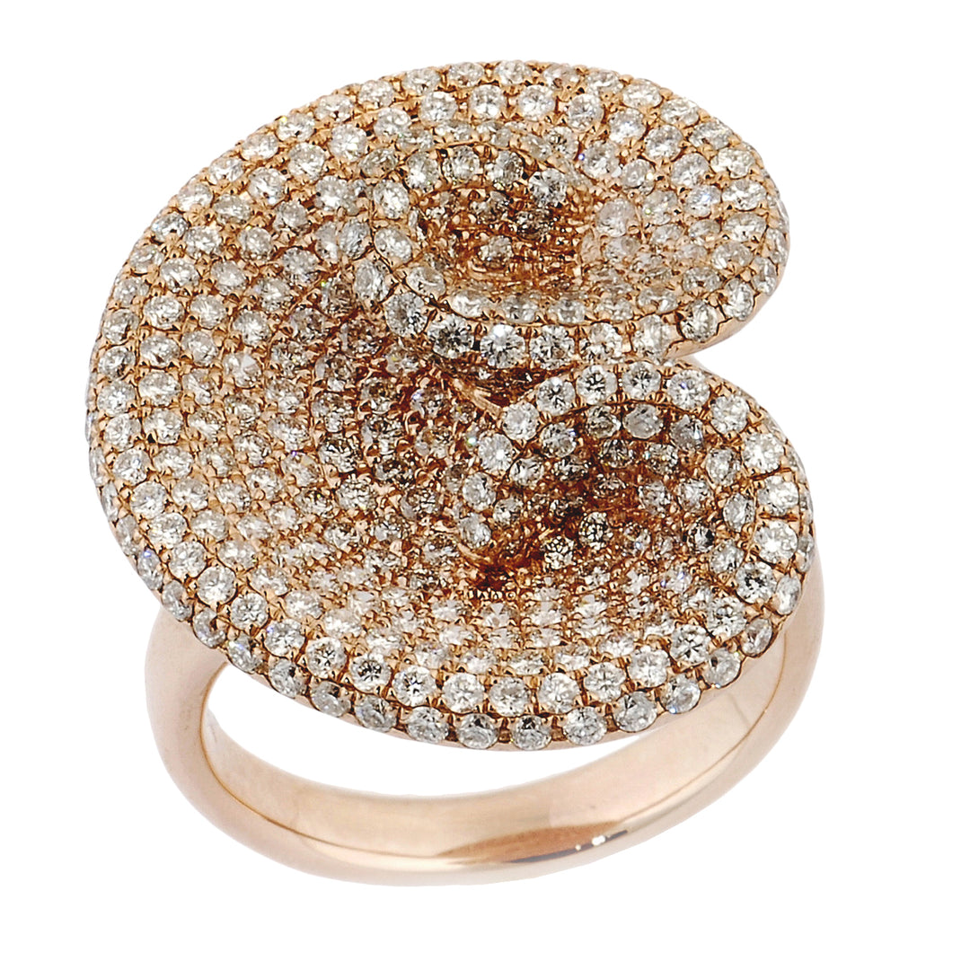 Golay rose gold fantasy pave ring with diamonds ARTR8580R-10250000034